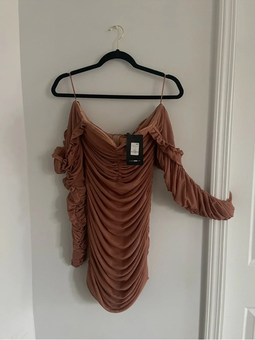 Mariah Ruched Mini Dress - Picture 2 of 6